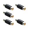 RCAs Female To Female Extension Cable Adapter for TV DVDs and Sound Devices