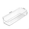 Clear Drawer Organizer Storage Tray Bin Stackable Desktop Box Fridge for
