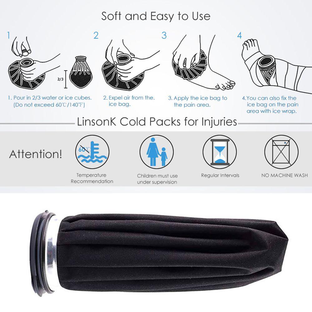 Medicla Hot & Cold Therapy for Knee Head Leg Ice Pack Cooler Bag Injury Care Pain Relief