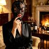 Full Face Lace Mask See Through Cosplay Eye Mask Festival Head Cover  Party