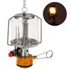 Outdoor Portable Camping Gas Lantern Piezo Ignition Mini Gas Tent Lamp Light with 3 Mantles and Adapter Portable Gas Lantern