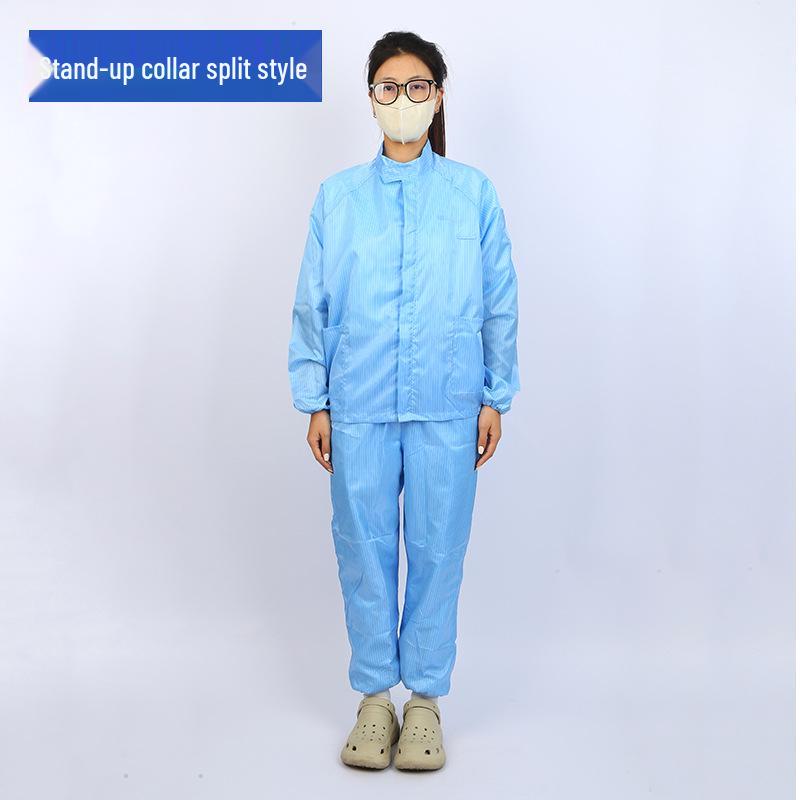 Anti-Static Dustproof Hooded Protective Coveralls for Pharmaceutical, Food, and Electronics Workshops