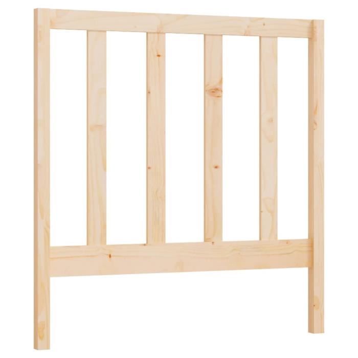 VidaXL Headboard 96x4x100 Cm Solid Pine Wood 817670