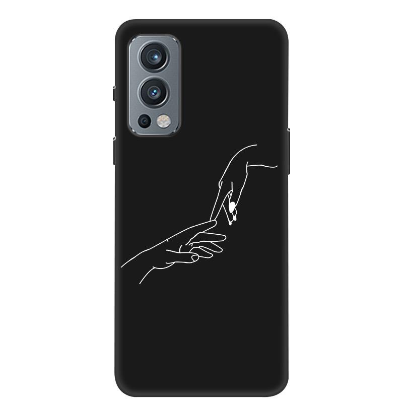 Black Silicone Case For OnePlus Nord 2 5G Phone Case Cover Soft Funda For One Plus OnePlus Nord 2 Back Cover Case 1+Nord 2 Nord2
