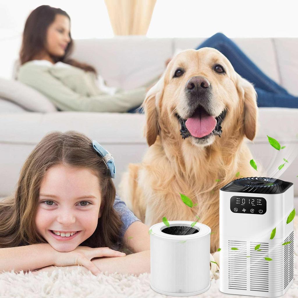 Replacement HEPA Filter Compatible With TDBYWAE GL-K803 Air Purifier, H13 True HEPA Air Cleaner 360° 3-stage Filtration, 3-in-1 High-efficiency