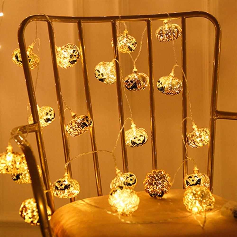 Waterproof Pumpkin Lantern Strings Creative Night Light Halloween Decorative LED Lanterns  Indoor