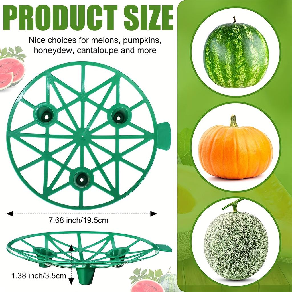 10Pcs Watermelon Stand Fruit Stand Support Basket Frame Vegetables Plant Tray Rack Melon Squash Pumpkin Protective Holder