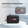 CNR2 Oxford Cloth Car Styling Digital Storage Bag Portable USB Data Cable Storage Case For KIA Ceed Sportage Rio K5 K2 Optima Cerato