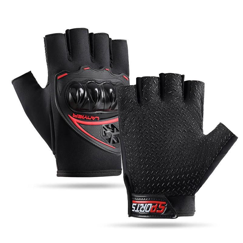 Men's Wear-resistant Anti-slip Outdoor Cycling and Racing Gloves - Long and Half Finger Options