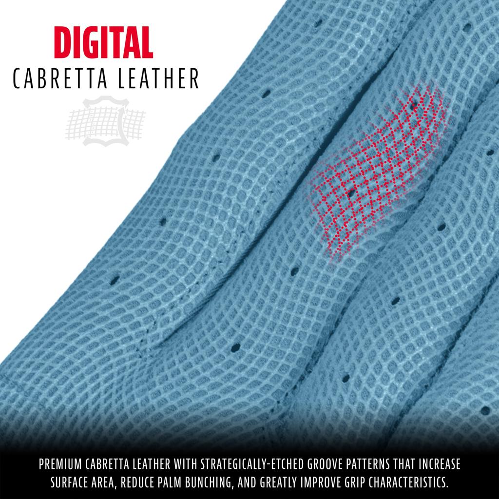 Franklin CFX PRO HI LITE Basebollslagning Storlek Saxblå Handskar, L,