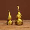Gourd Ornaments Brass Hollow Not Opening And Closing Mini Small Calabash Living Room Bedroom To Door Crafts Decoration
