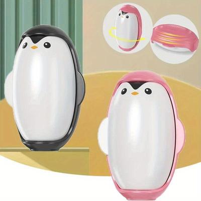 1 STÜCK Pinguin Fusselentferner Wiederverwendbare Waschbare Fusselrolle Stark Klebend Haare Anhaftend Tierhaarentferner Haushaltsreinigungswerkzeug