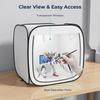 Portable Foldable Spray Paint Tent  Airbrush Booth with Breathable Mesh Window for Model Auto Parts DIY Painting