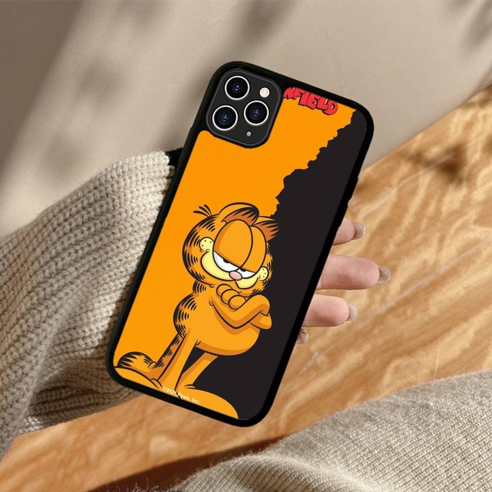 Cartoon Funny G-Garfield PC+TPU Phone Case For iPhone 17 16 15 14 PRO MAX 11 12 13 PLUS MINI Cover