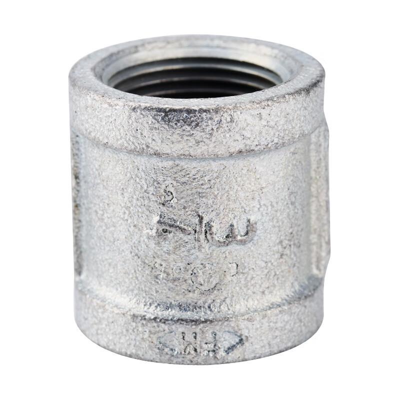 JiaShilu Galvanized Malleable Iron Female Thread Straight Coupling