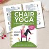 Geïllustreerd Stoelyoga Oefeningen Boek Voor Senioren Valpreventie & Flexibiliteit 30-Dagen Uitdaging Perfect Cadeau Voor Ouderen