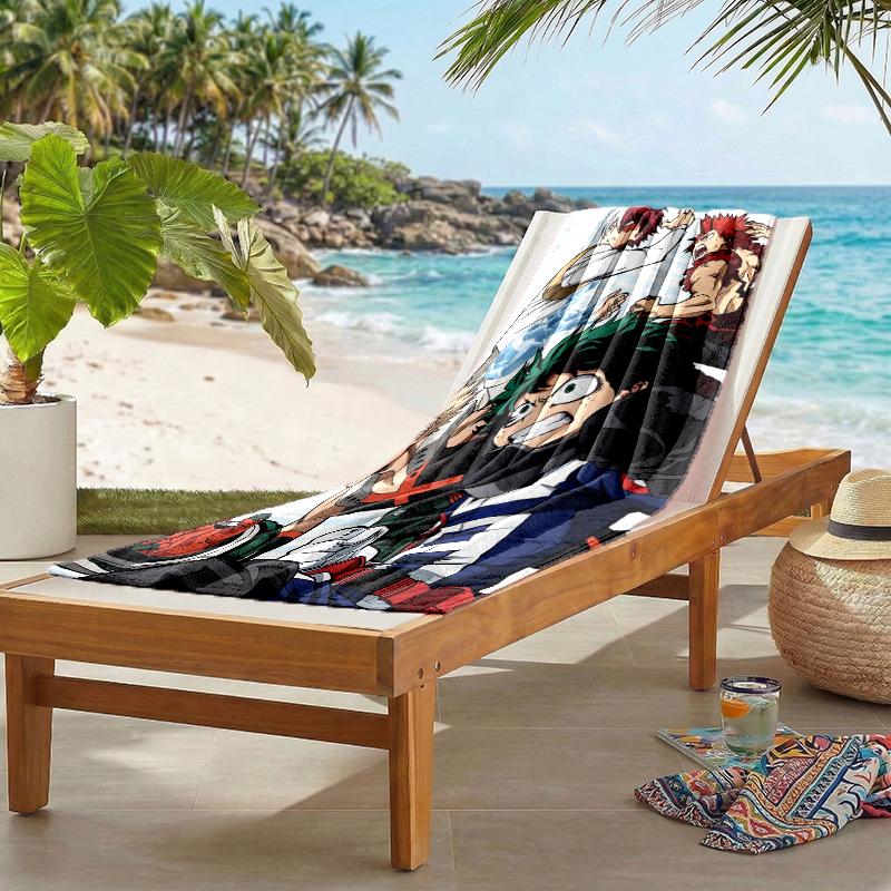 Hero Academia Fashion Beach Towel: Ideal for Summer Adventures Soft, absorbent and quick drying suitable for swimming and bathing