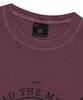 BROWNBREATH Stamp Tag Pigment Tee - Burgandy