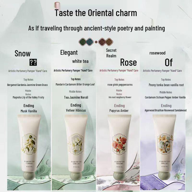 Autumn/Winter Fragrance Hand Cream: Moisturizing, Hydrating, Prevents Dryness, Compact, Aesthetic, Perfect Gift.