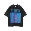 T-shirt Lavata Unisex Oversize Streetwear Nirvana In Utero Kurt Cobain Anni '90