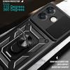 Slide Lens Armor Funda for OPPO A3X 4G Global Case Stand Cover for OPPO A3X A3 Pro 5G India A40 A60 A80 Case Magnetic Ring Case