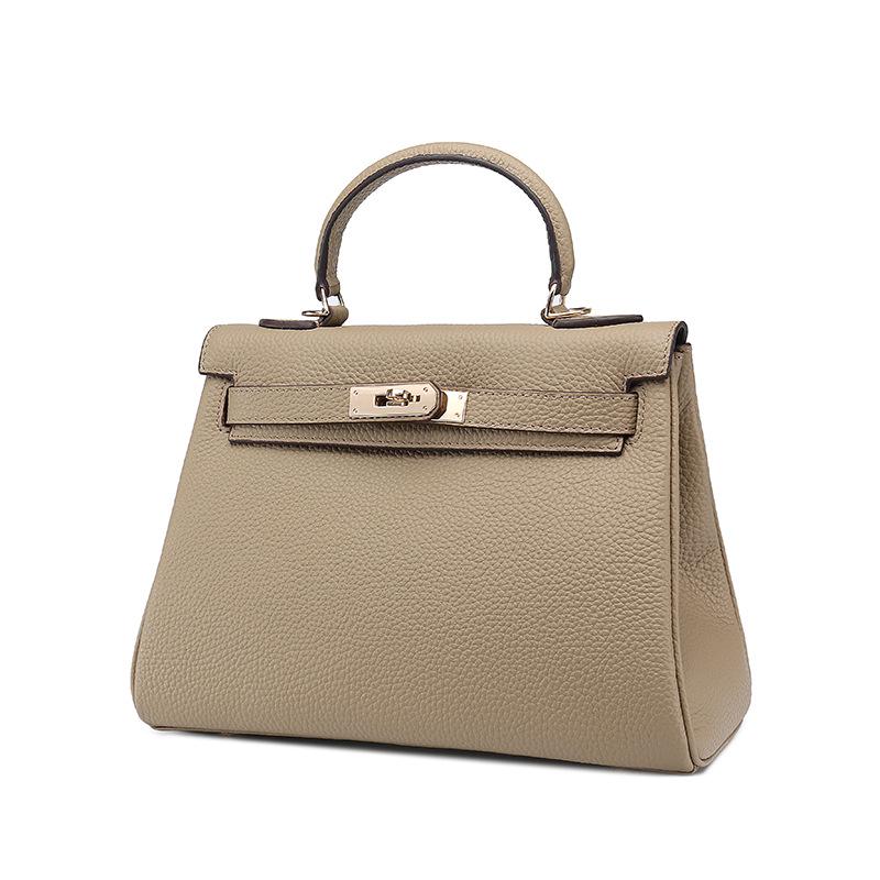 Top Grain Cowhide Kelly High-End Women's Genuine Leather Handbag/Shoulder Crossbody Bag