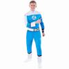 Human Torch The Fantsatic 4 Marvel Superhero Fancy Dress Up Adult Mens Costume