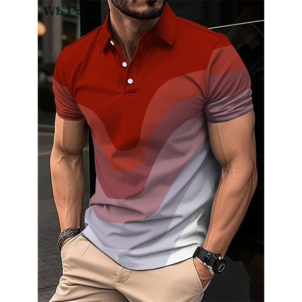 Men s Harajuku Collar Shirt Men s Fashion Casual Collar T-shirt S
