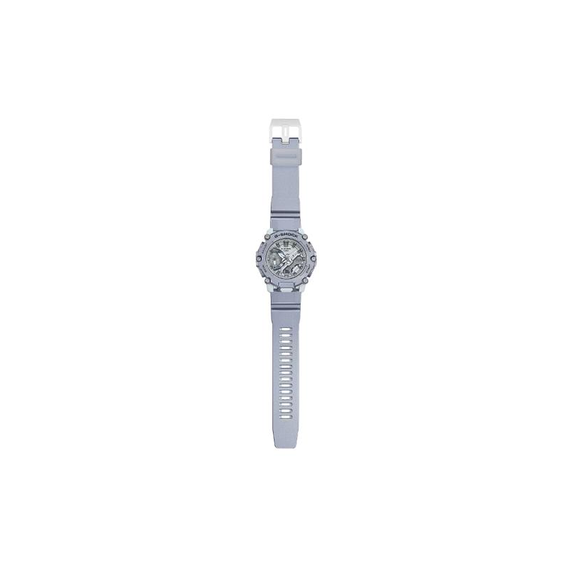 Casio MASTER OF G-SEA Series G-SHOCK 200 Meters Waterproof Quartz Movement Resin Strap Japanese and Korean Watch Unisex Silver Dial GA-2200FF-8AJF
