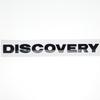 Round Font Letter Emblem Badge Car Styling Accessories for DISCOVERY 4 Hood Rear Trunk Logo Sticker Chrome Silver Black Grey