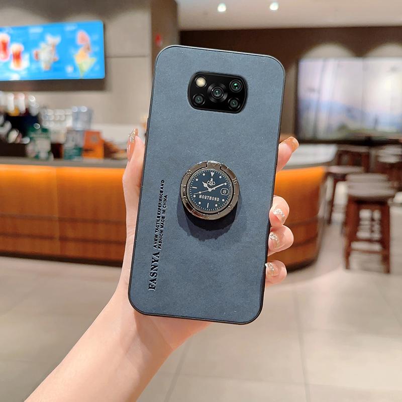 

Чохол для Poco X3 Pro Шкіряний Тримач-кільце Магнітний Чохол для Телефона для Xiaomi PocoX3 Poco X3 NFC Little X 3 Ударостійка Задня Кришка For Poco X3 Pro