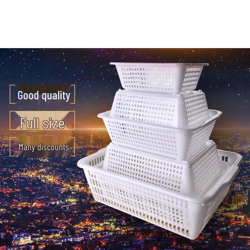 JingJingRS Rectangular Kitchen Draining Basket