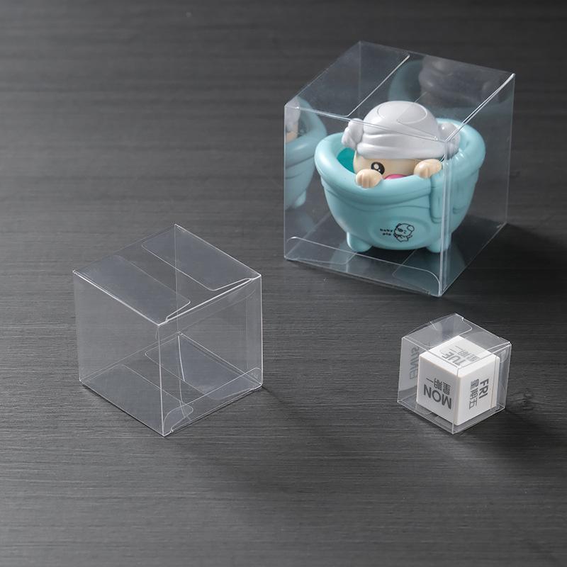 10Pcs Newclear Pvc Box Packing Wedding/Christmas Favor Chocolate Candy Apple Gift Event Transparent Box/Case