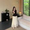 Korean-Style Elegant Summer Two-Piece Skirt Set