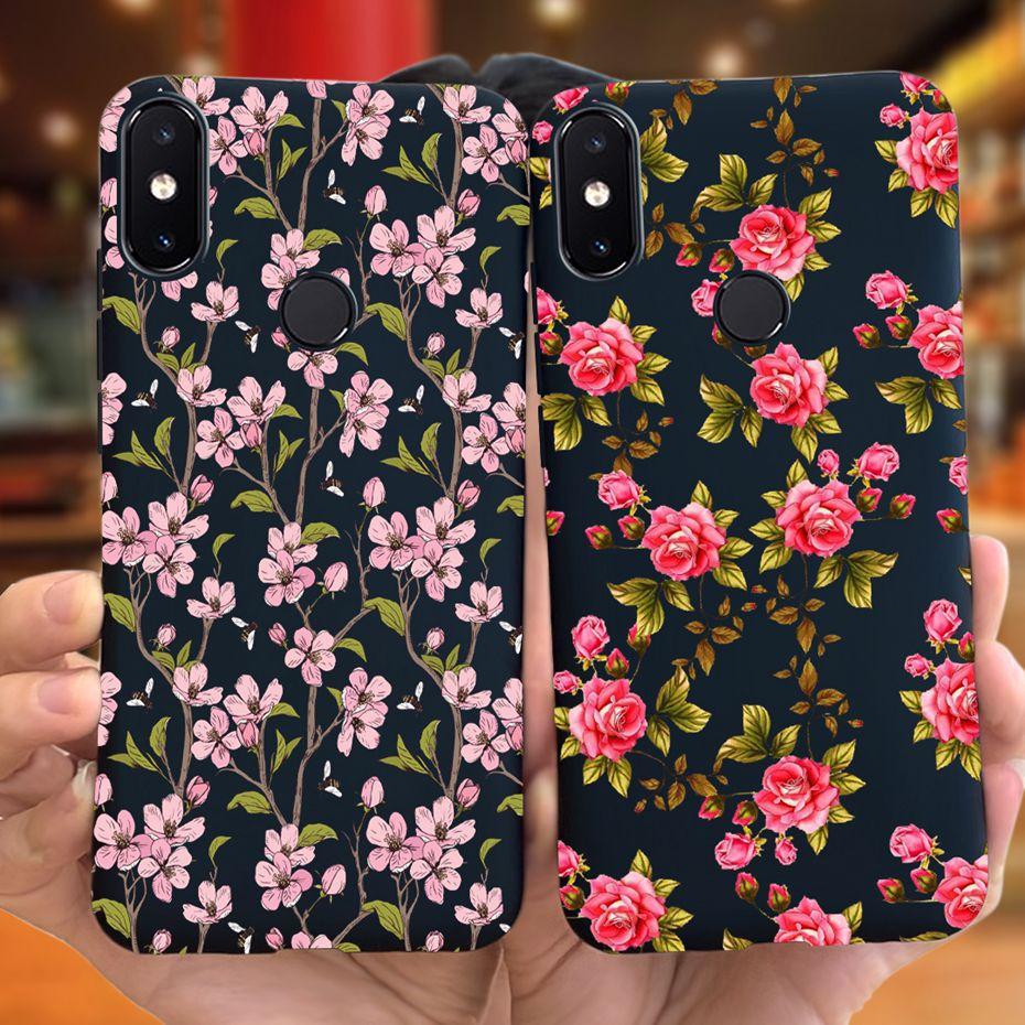 For Xiaomi Mi 8 SE Case Fashion Girl Flower Candy Color Soft Silicone Cover For Xiaomi Mi 8 Lite Phone Cases Mi8 Mi 8 SE Bumper