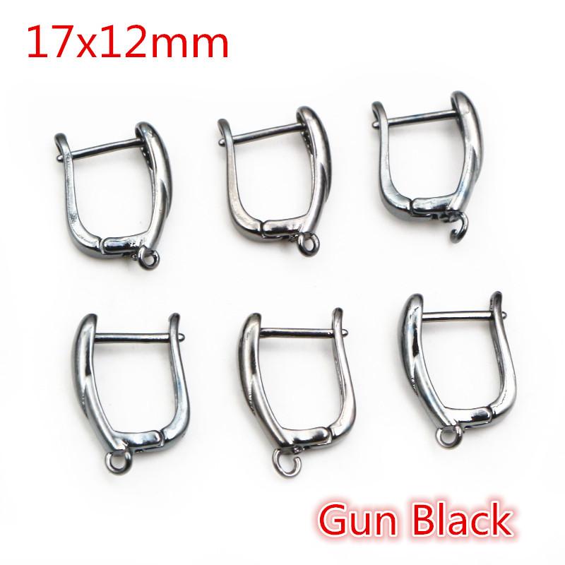 10pcs 2-Styles French Earring Hooks Lever Back Open Loop Setting for DIY Earring Clips Clasp Jewelry Making Accessories Findings
