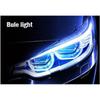 2PCS 12V Car LED Flexible Daytime Running Light Turn Signal Lamp DRL Waterproof Headlight Auto Exterior Decoration Accessories
