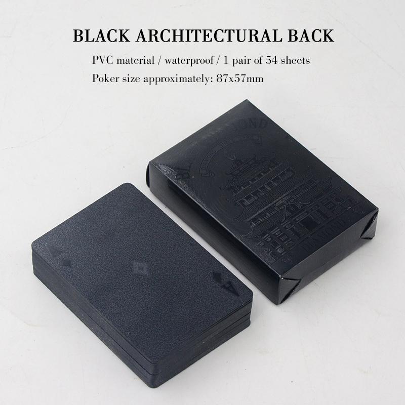 100% PVC Spielkarten Kunststoff Poker Kartenspiel Wasserdicht Poker Texas Hold'em Blackjack Spiel Dropshipping Gold Karte Brettspiel