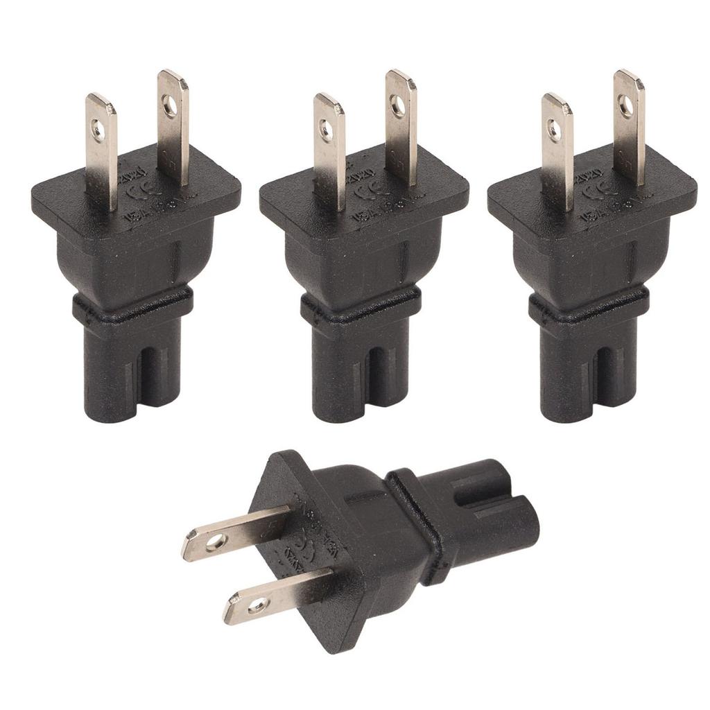4ks NEMA 1‑15P až IEC320 C7 napájecí adaptér 1‑15P až C7 napájecí adaptér pro reproduktory notebooků