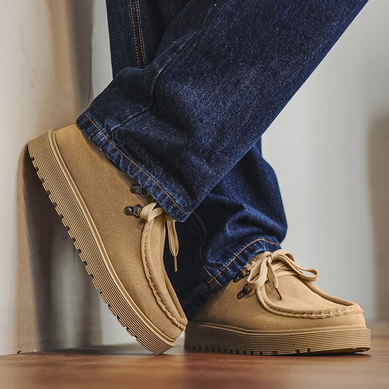 Nowe Męskie Buty Wiosenno-Letnie z Miękką Podeszwą Miękka Powierzchnia Codzienne Sznurowane Wygodne Buty Deskorolkowe Retro Oddychające Jednostki