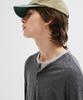 LEIRE Soft Henley Neck Long Sleeve T-Shirt [Charcoal]