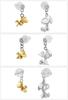 Limited Jewelry Case Set Snoopy Woodstock 3D 3D Swaying Asymmetrical Earrings 2P Binaural 925 Silver Gold PEANUTS Official Official Goods [Shinjuku