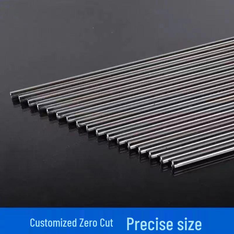 304 Stainless Steel Round Bar - Solid, Bright, Linear Shaft, Straight, Zero Cut Machining