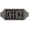Cast Iron Office Signboard Sign Hanging Art Deco