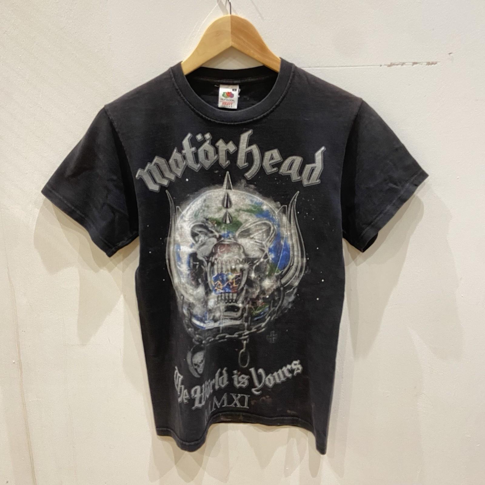 Motörhead T Shirt Men’s Small 2011 Euro Tour World Is Yours Faded Heavy Metal Unisex T-Shirt S