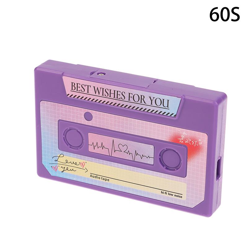 Usb Rechargeable Voice Recording Cassette Tape 60/300 Seconds Voice Recorder Greeting Card