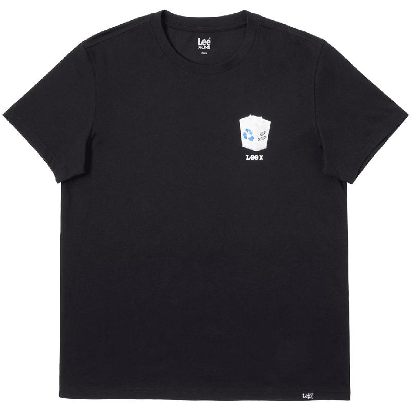 

Lee Men s Standard Fit Logo Print Round Neck T-shirt L