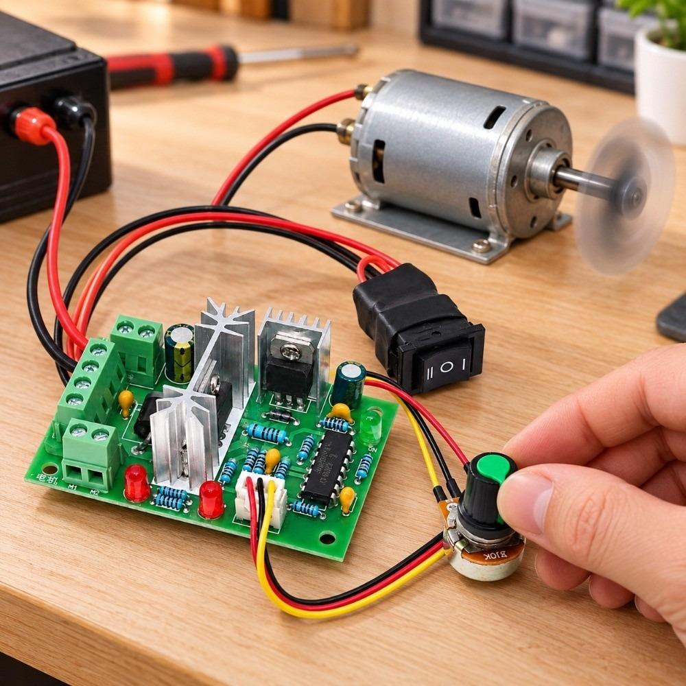 150W PWM Controller Module Positive Inversion Switch DC Motor Controller Power Tools Control