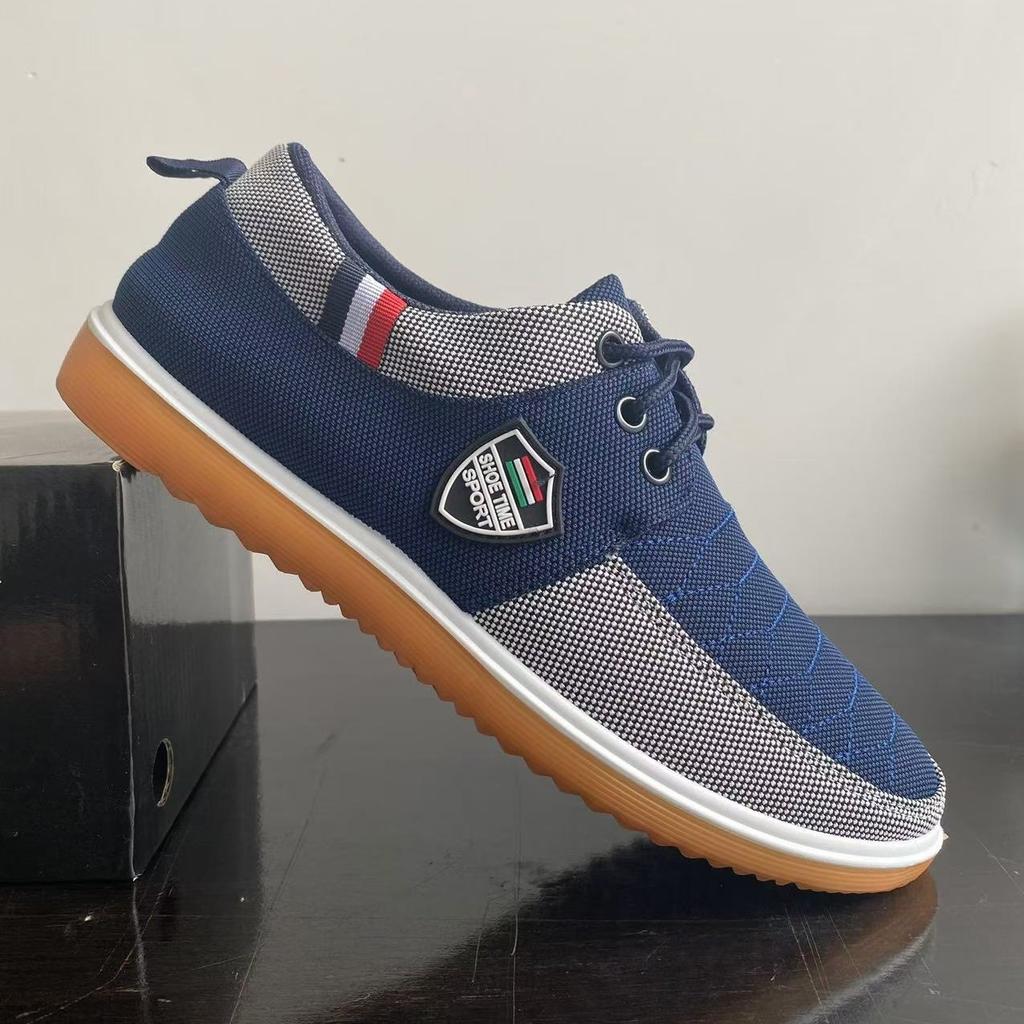 Scarpe da ginnastica casual da uomo scarpe di tela piatte per uomo primavera estate comode scarpe da ginnastica da uomo morbide scarpe da guida di grandi dimensioni scarpe piselli