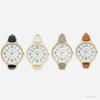 FIELD WORK FAGRA analog ladies watch synthetic leather band leather watch simple thin light cute casual everyday use black MKL3026-4 BK